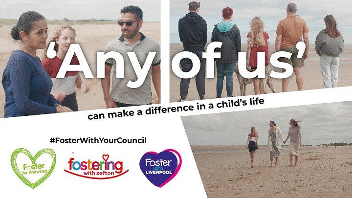 Liverpool, Knowsley and Sefton Councils launch inspiring short film about fostering